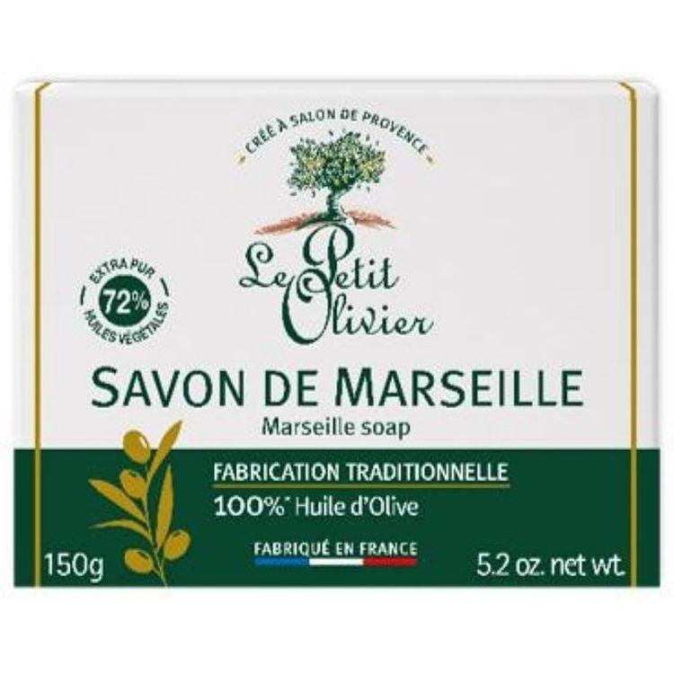 Le Petit Olivier Мило  100% vegetal oils soap Марсельське, з оливковою олією, 150 г - зображення 1