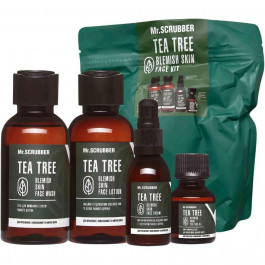Mr. Scrubber Набор для лица  Tea Tree skin treatment + косметичка (4820200331096)