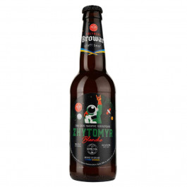 Volynski Browar Пиво  Zhytomyr Blanche, світле, нефільтроване, 4,5%, 0,35 л (4820183001924)