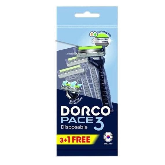 Dorco Бритвы одноразовые  Pace 3 для мужчин 3 лезвия 4 шт (8801038601366) - зображення 1