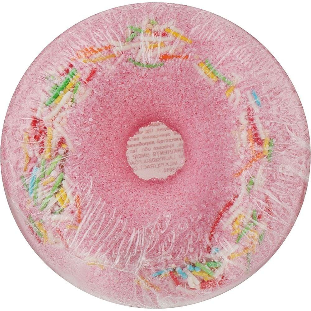 Milky Dream Шипучий засіб для ванн  Пінний Donut Мигдаль та барбарис 140 г (4820205303203) - зображення 1