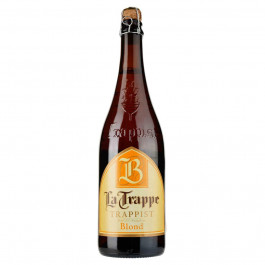 La Trappe Пиво  Trappist Blond, світле, 6,5%, 0,75 л (8711406121580)