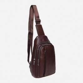 Laras Мужская сумка-слинг кожаная  K102096 Brown (ROZ6300004279)