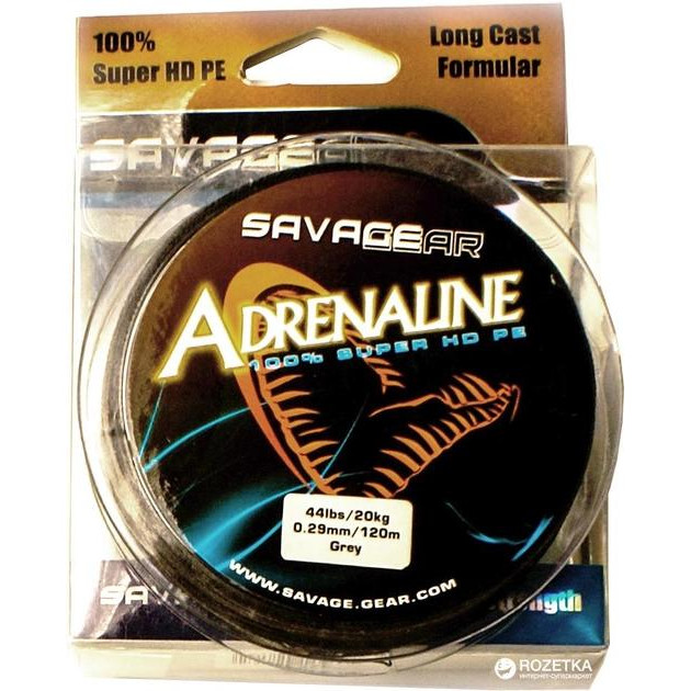 Savage Gear Adrenaline HD Grey (0.29mm 120m 20.00kg) - зображення 1