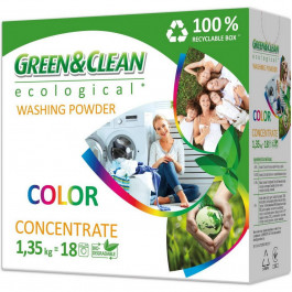 Green&Clean Пральний порошок  Ecological 1,35 кг (4260700180594)
