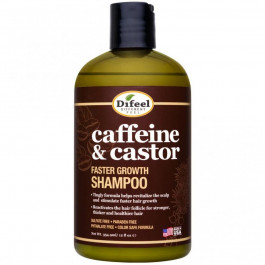 Difeel Шампунь  кофеїн-рицина для росту волосся, 355 мл (0711716810738)