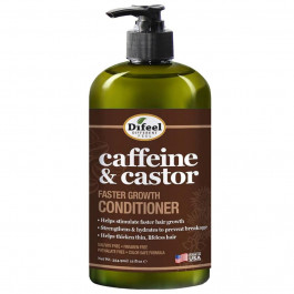 Difeel Кондиціонер для волосся  Caffeine and Castor Conditioner для Faster Hair Growth, 355 мл