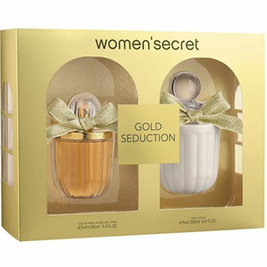 Women'secret Подарунковий набір  Gold Seduction: туалетна вода 100 мл + лосьйон для тіла 200 мл (1066677) - зображення 1