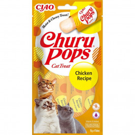 INABA Churu Pops Chicken Recipe 4 шт по 15 г EU712