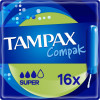 Tampax Тампони  Compak Super Plus з аплікатором, 16 шт. - зображення 1