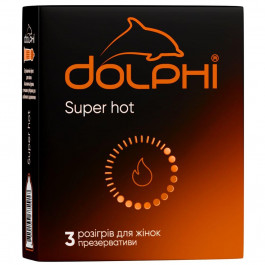 DOLPHI Презервативы Dolphi Super Hot 3 шт (4820144772917)