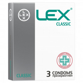 Lex Презервативи LEX Classic 3 шт (4820144770333)
