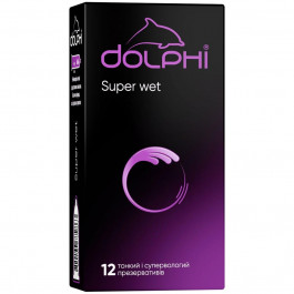 DOLPHI Презервативы Dolphi Super Wet 12 шт (4820144772863)
