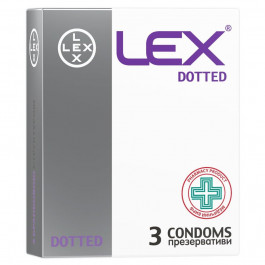 Lex Презервативи LEX Dotted 3 шт (4820144771620)