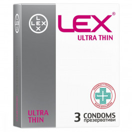 Lex Презервативи LEX Ultra thin 3 шт (4820144770371)