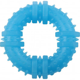 Agility Іграшка для собак  кільце з шипами 12 см блакитна (4820266660253)