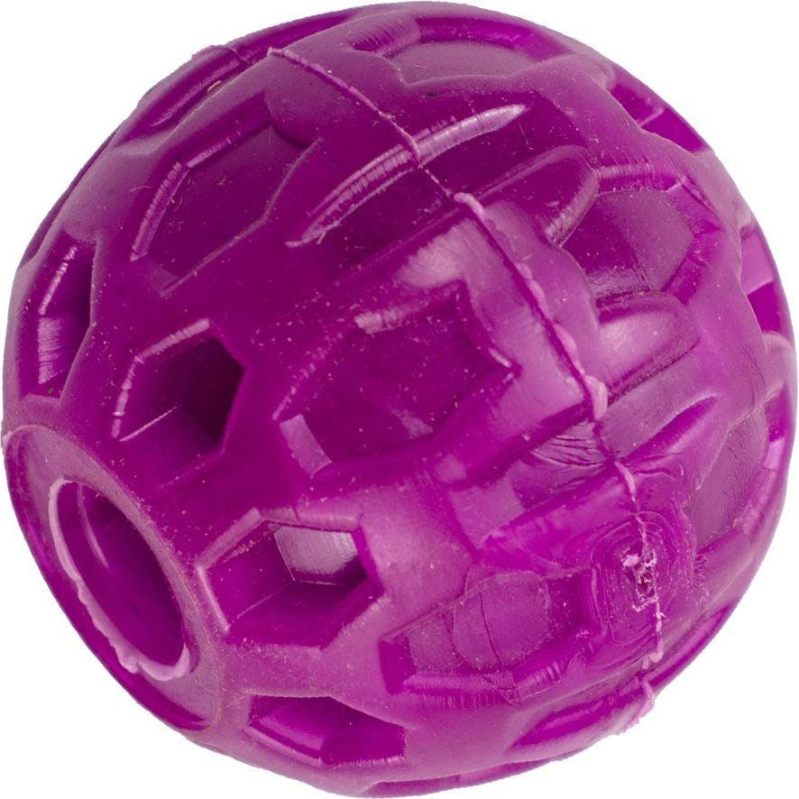 Agility Іграшка для собак  м'яч з отвором 4 см фіолетова (4820266660796) - зображення 1
