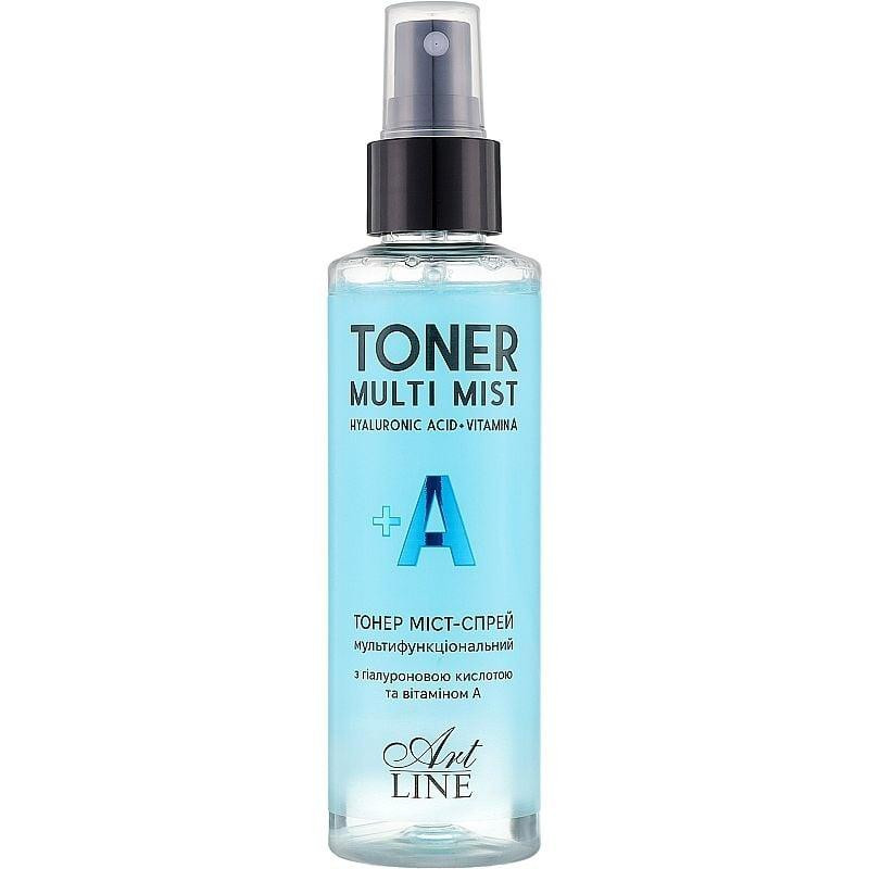 Art Line Тонер міст-спрей для обличчя  Toner Multi Mist Hyaluronic Acid + Vitamin A 150 мл - зображення 1