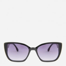 SumWIN Сонцезахисні окуляри жіночі поляризаційні  P1263-02 Чорні градієнт