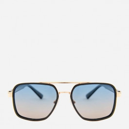 SumWIN Сонцезахисні окуляри жіночі поляризаційні  P35274-05 Синьо-бежеві градієнт