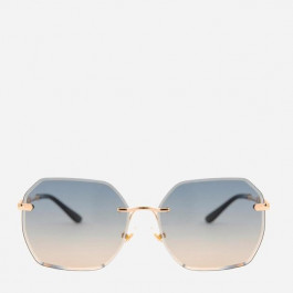 SumWIN Сонцезахисні окуляри жіночі  5022-06 Синьо-бежеві градієнт