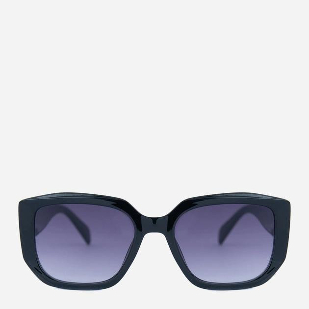 SumWIN Сонцезахисні окуляри жіночі  1244-02 Чорні градієнт - зображення 1