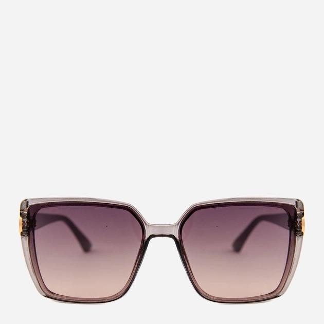 SumWIN Сонцезахисні окуляри жіночі  1241-04 Сіро-бежевий градієнт - зображення 1