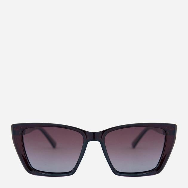 SumWIN Сонцезахисні окуляри жіночі поляризаційні  P1242-03 Коричневі - зображення 1