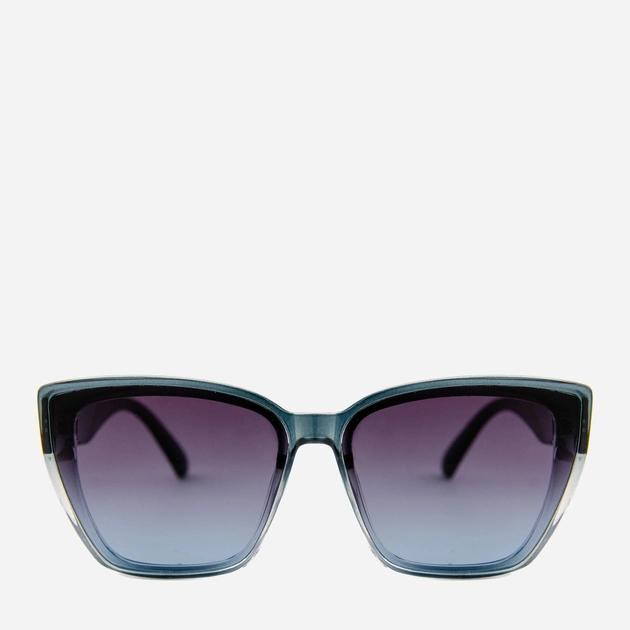 SumWIN Сонцезахисні окуляри жіночі  1240-05 Чорно-сірі градієнт - зображення 1