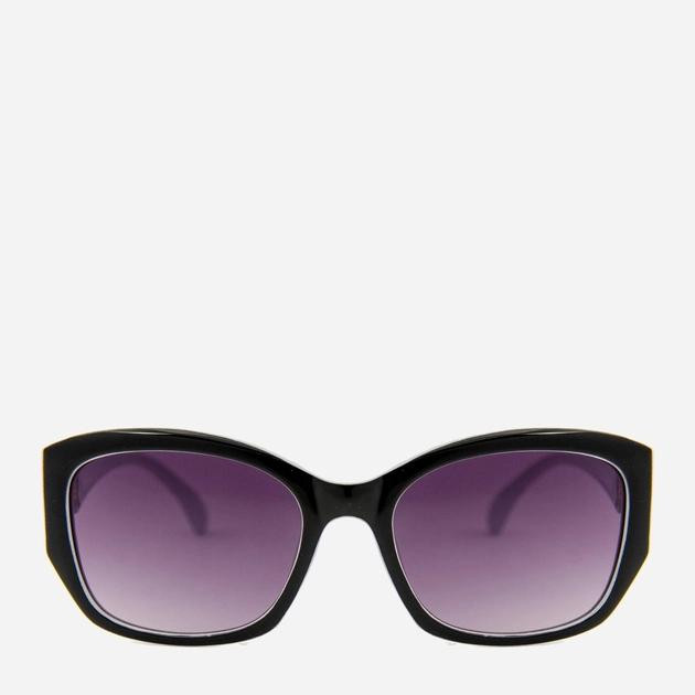 SumWIN Сонцезахисні окуляри жіночі  1269-04 Чорні градієнт - зображення 1