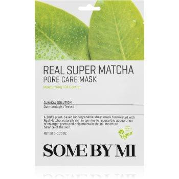 Some By Mi Daily Solution Super Matcha Pore Care живильна тканинна маска для звуження пор та надання матового е - зображення 1