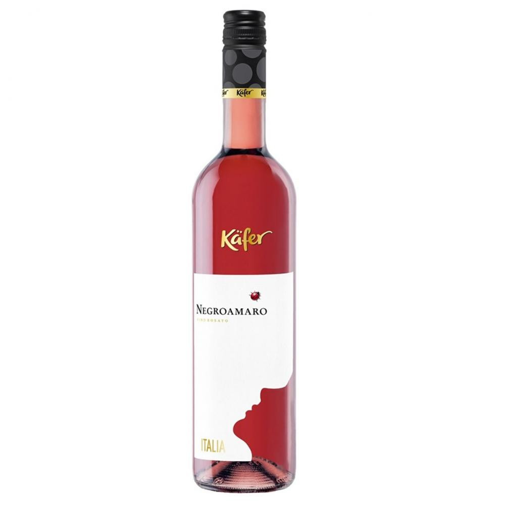 Peter Mertes Вино  Kafer Negroamaro Rose 0,75 л напівсухе тихе рожеве (4003301055669) - зображення 1