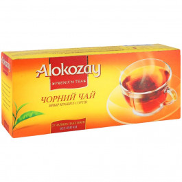 Alokozay Чай чорний  байховий купажований без нитки, 25*2 г (4820229040832)
