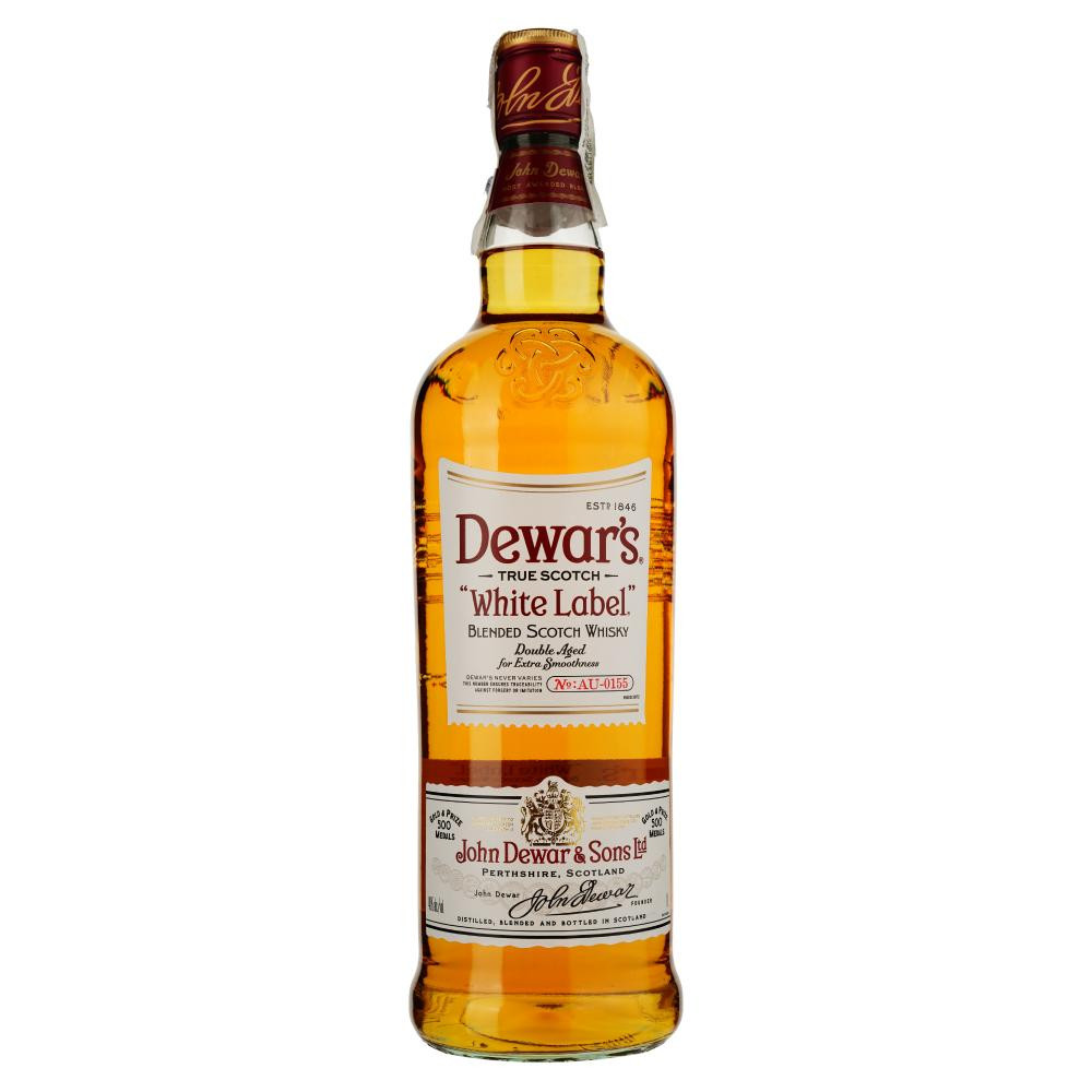 Dewar's Виски  White Label от 3 лет выдержки 1 л 40% (5000277001200) - зображення 1