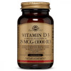 Solgar Натуральный витамин D3 (Vitamin D3) 1000 МЕ 100 капсул (SOL03340) - зображення 1