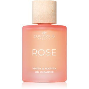 Cocosolis ROSE Purify & Nourish Oil Cleanser очищуюча олійка для шкіри обличчя з поживним ефектом 50 мл - зображення 1