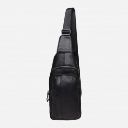 Laras Мужская сумка-слинг кожаная  K106601 Black (ROZ6300004223)