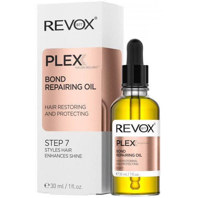 Revox Масло для відновлення і термозахисту волосся  B77 Plex Bond Repairing Oil Step 7 30 мл (506056510495 - зображення 1