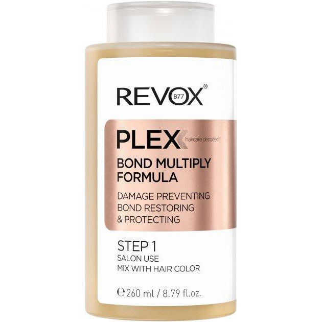 Revox Засіб для салонного відновлення волосся крок 1  B77 Plex Bond Multiply Formula Step 1 260 мл (506056 - зображення 1