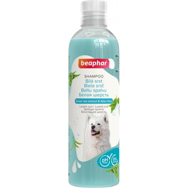 Beaphar Шампунь  Біла вовна для світлих собак GREEN TEA&ALOE (8711231199839) - зображення 1