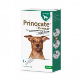 KRKA Prinocate - капли противопаразитарные КРКА Принокат для собак Вес до 4 кг, одна пипетка (157416)