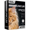 UNICUM Капли Premium от блох и клещей на холку для больших котов массой 4-8 кг (UN-005) - зображення 1
