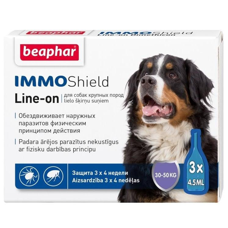 Beaphar Капли IMMO Shield Диметикон Line-on от паразитов для собак средних пород, от 30 кг (bph13584/10987) - зображення 1