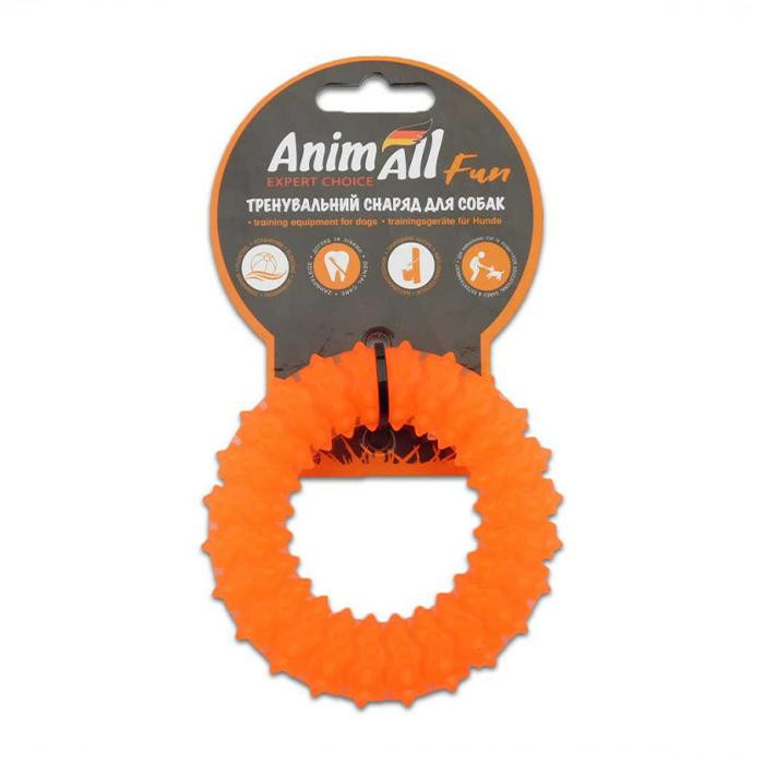 AnimAll Fun - Игрушка кольцо с шипами для собак 9 см (111646) - зображення 1