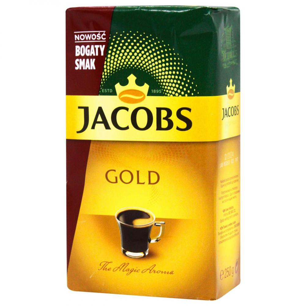Jacobs Gold мелена 250 г (8711000681787) - зображення 1