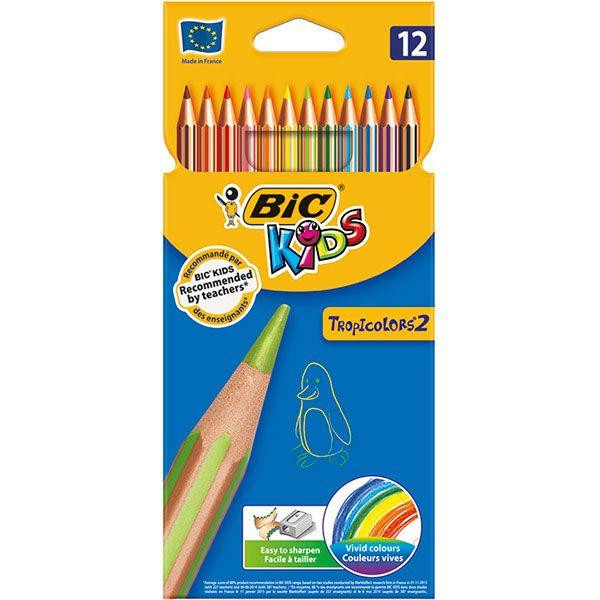 BIC Карандаши цветные 12 шт. Kids Tropicolors 832566 Bic - зображення 1