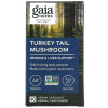Gaia Herbs Turkey tail mushroom Різнокольоровий трутовик 40 веганських капсул - зображення 1