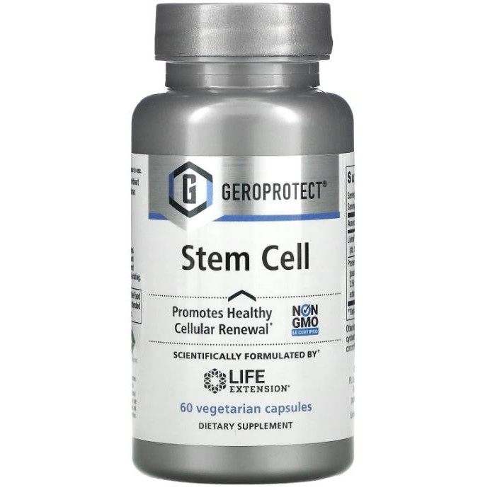 Life Extension Geroprotect Стовбурова клітина 60 вегетаріанських капсул - зображення 1