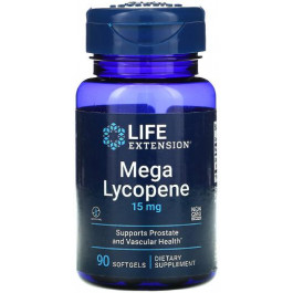 Life Extension Mega Lycopene Мега лікопін 15 мг 90 гелевих капсул