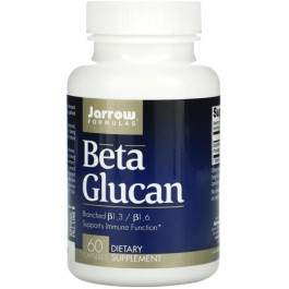 Jarrow Formulas Бета-глюкан (Beta Glucan) 250 мг 60 капсул (JRW03023)